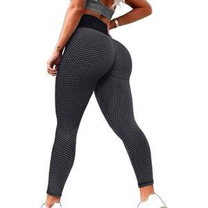 Womens Tiktok Butt Lifting Workout Leggings High Waisted Booty Leggings …